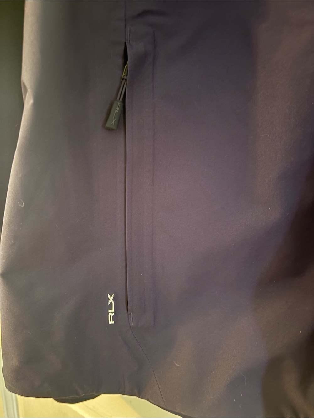 RLX Ralph Lauren Men's XL Navy Waterproof Stretch Softshell Full Zip Jacket - Picture 3 of 12